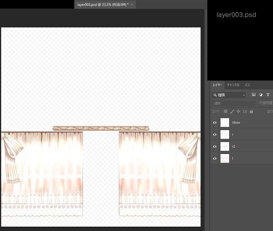 vroidstudio用テクスチャー(正式版対応) 薔薇刺繍とレースのロリィタドレス