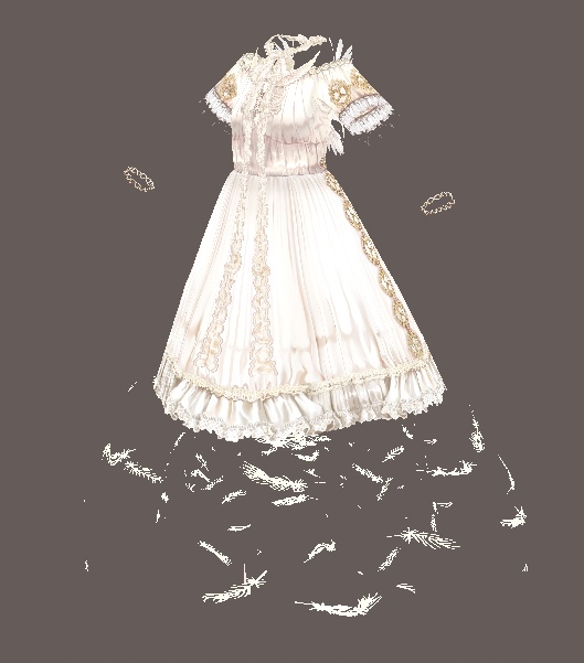 vroidstudio用テクスチャー(正式版対応) 天使のドレス 天使の羽 ロリータ衣装