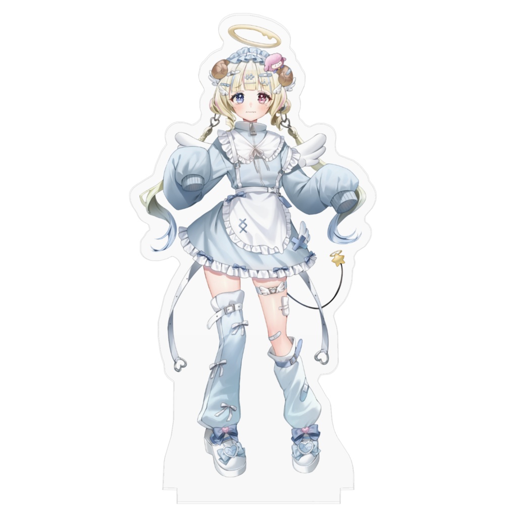 天使ねむる(100mm×100mm)通常泣き顔