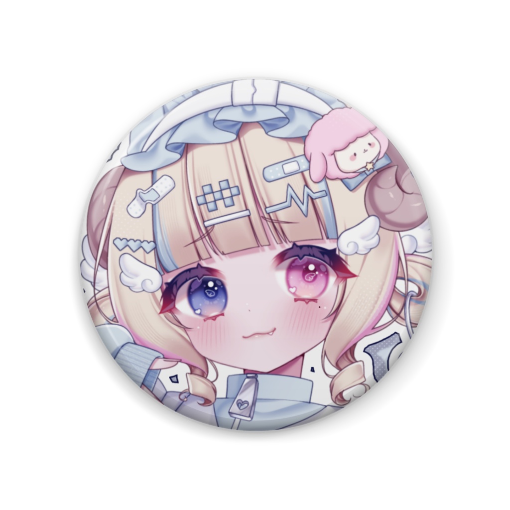 天使ねむる缶バ(57mm)