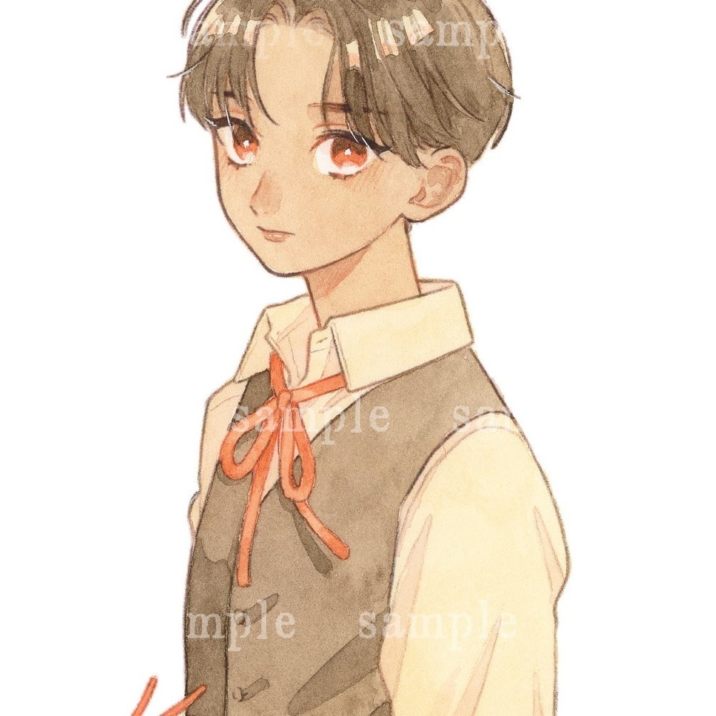 ドローイング【オレンジ】