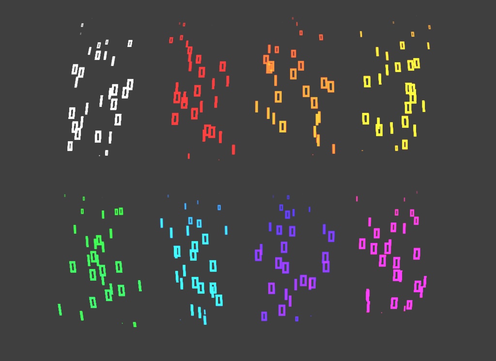 【Unity/VRChat】0と1の二進数パーティクル