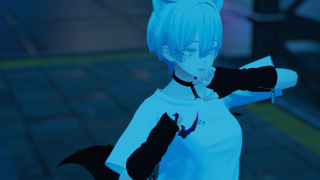 【MA対応】回せる!サイバーカランビットナイフ【VRChat】