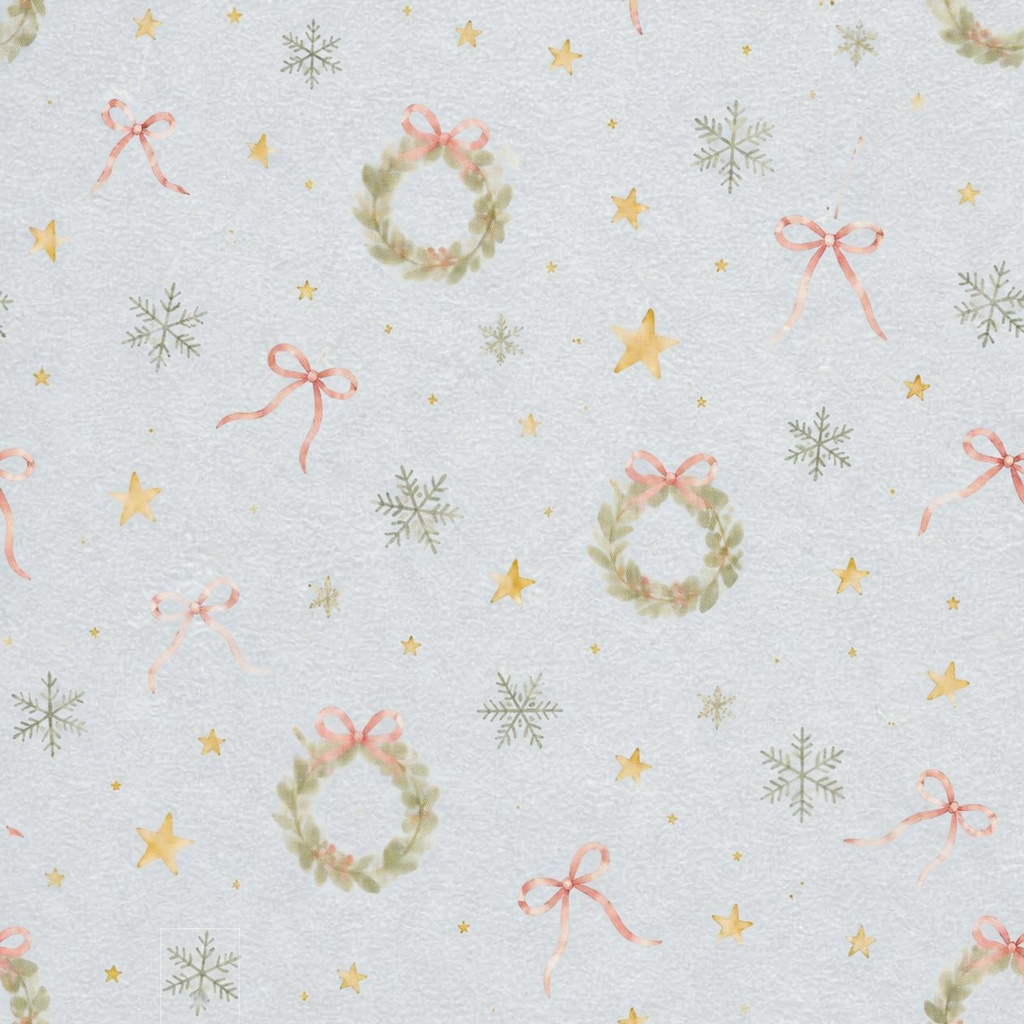 クリスマス 水彩 セット売り(10枚)デジタルデータ デジタルペーパー 淡い
