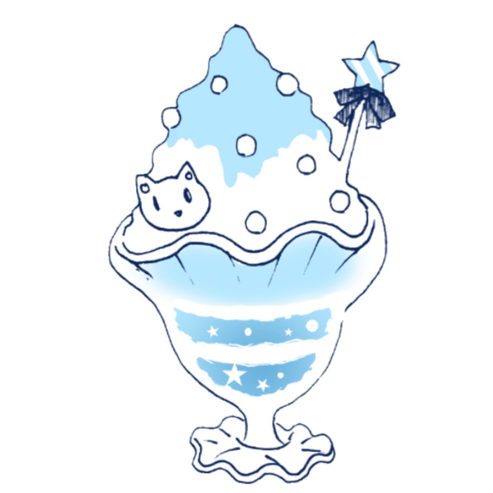 【フレークシール】喫茶ノワールのスイーツメニュー