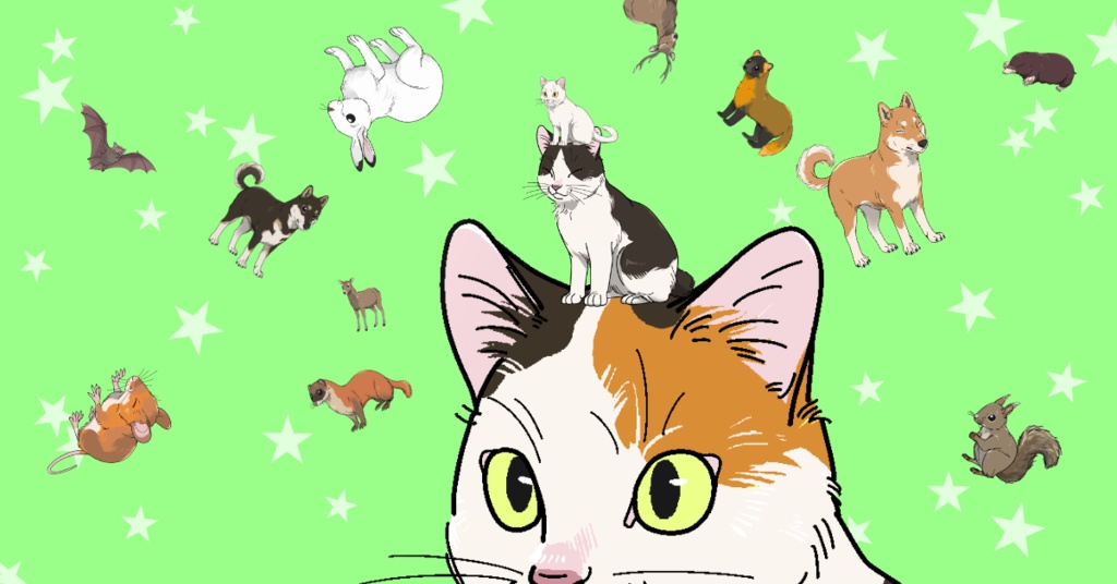 日本の陸上哺乳類+α 素材集