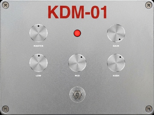 【無料/Free】KDM-01 ディストーションペダルVst3エフェクト