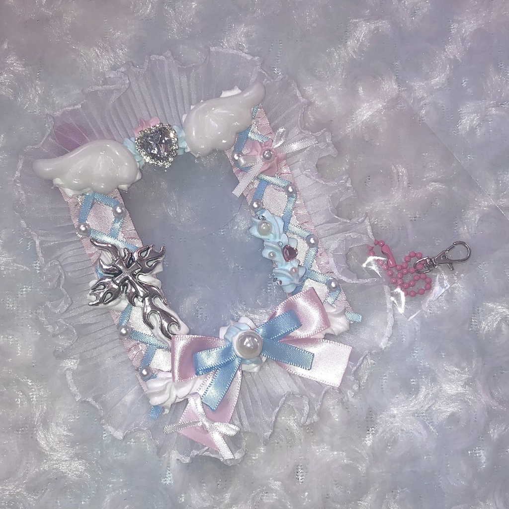 🤍編み込みリボンケース🤍