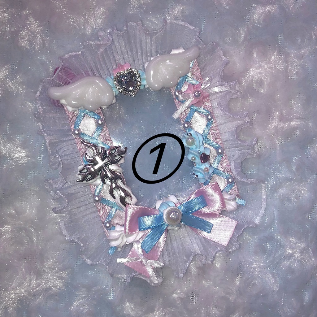 🤍編み込みリボンケース🤍