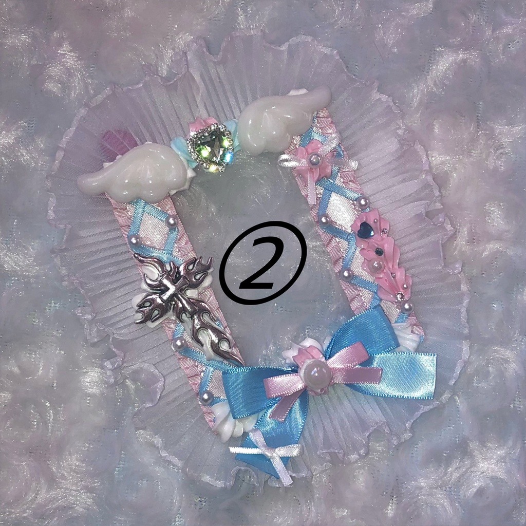 🤍編み込みリボンケース🤍