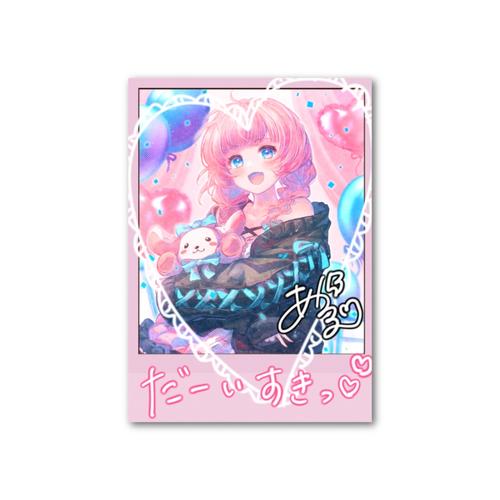 サイン入りチェキ風画像1