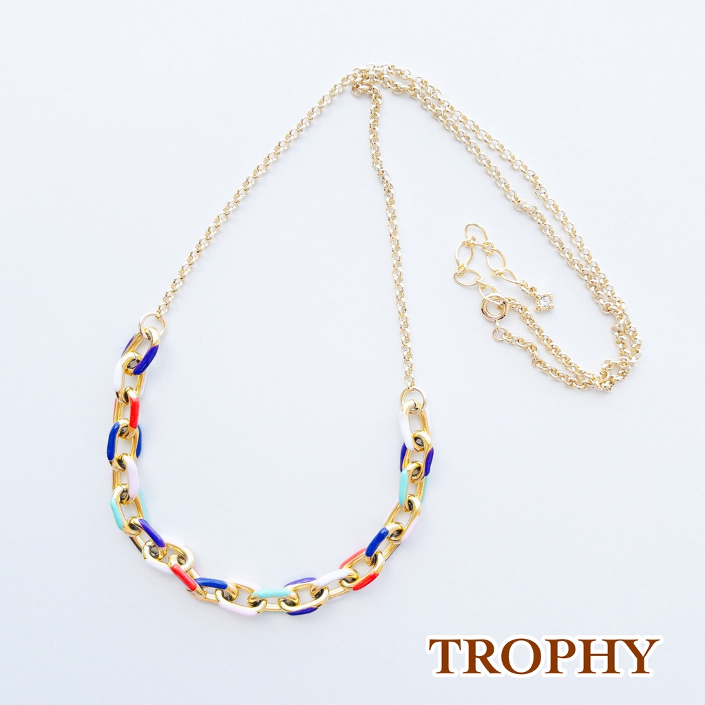 輪飾りネックレス