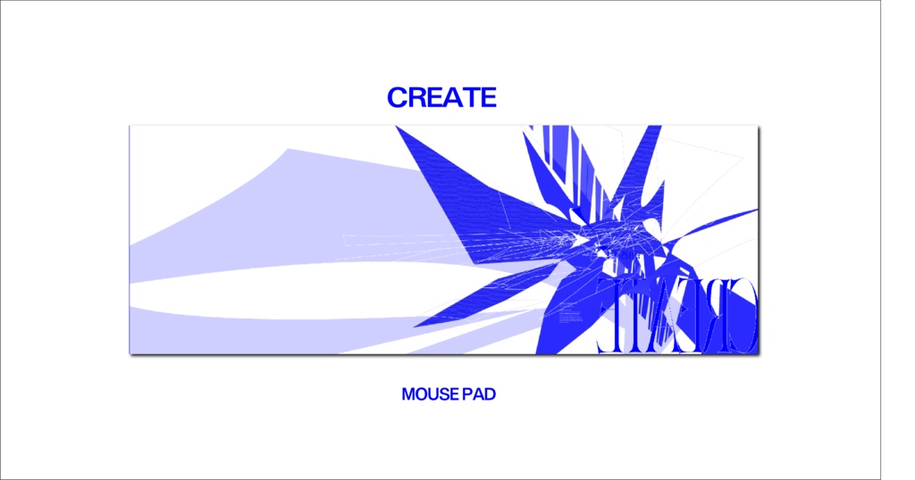 CREATE original mouse pad
