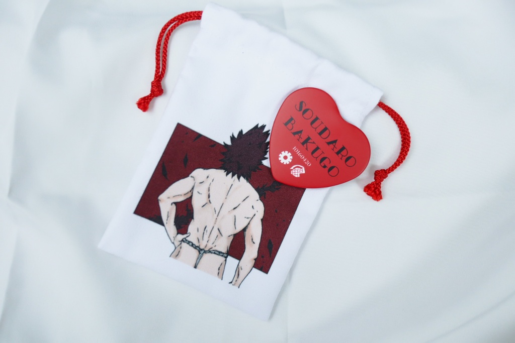 漢は黙って褌！そうだろバクゴー！ミニ巾着