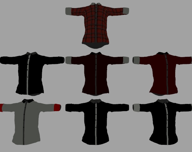 杏里くん専用 ツートンカラーシャツ