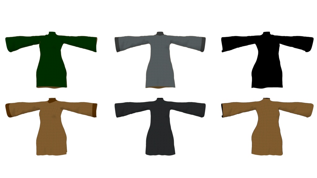 くろなつちゃん専用服 ロングセーター シェイプキー対応