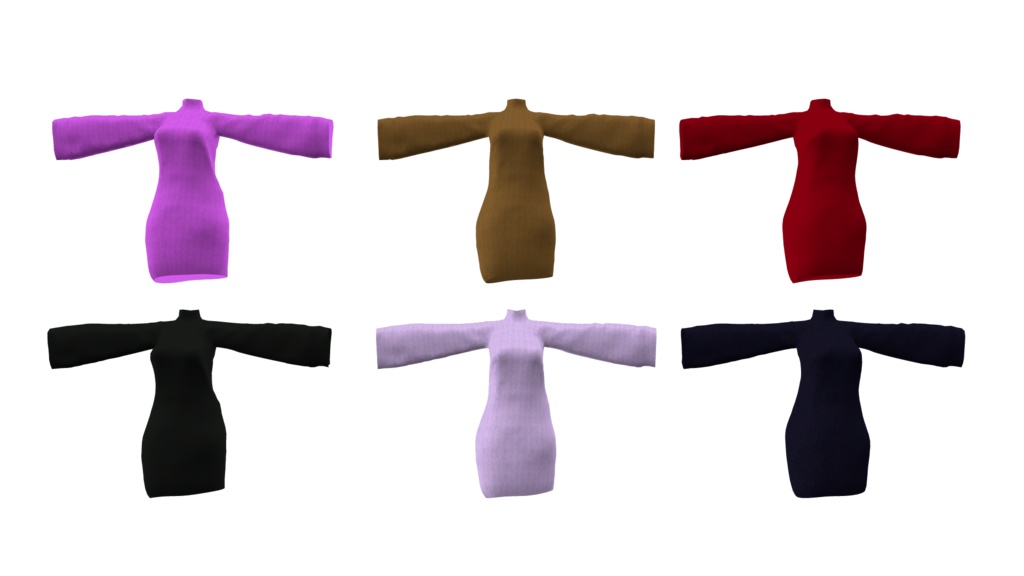 狐雪専用服 ロングセーター シェイプキー対応