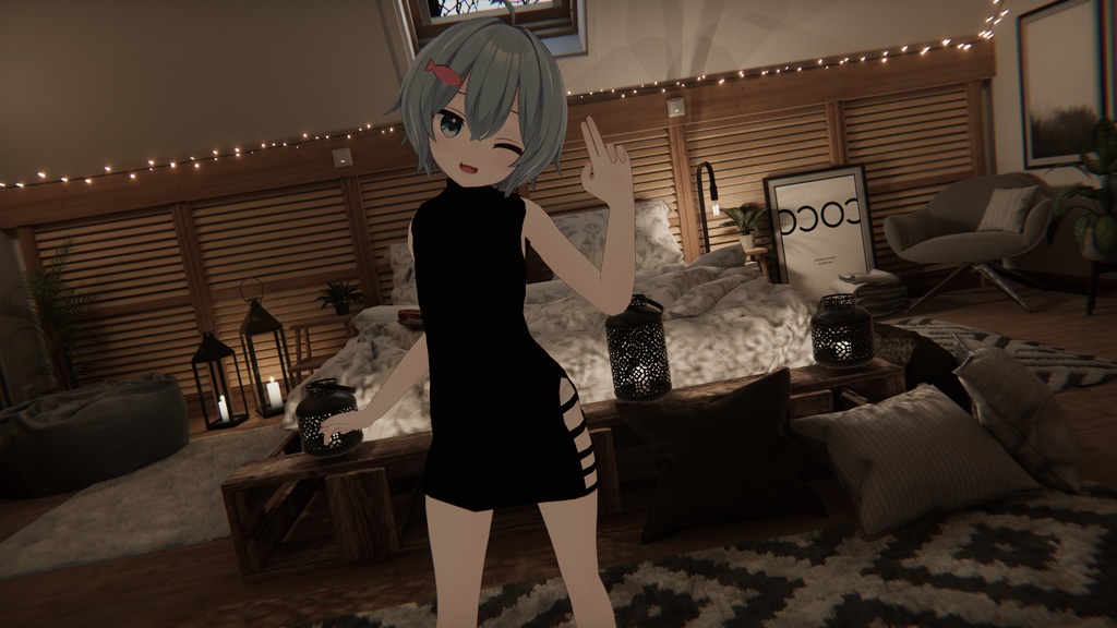 ラスク専用服 スリットドレス