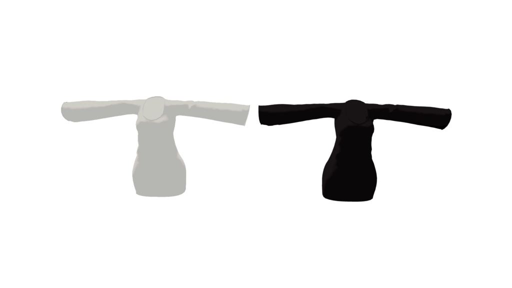 舞夜専用衣装 ルーズUネックトップス シェイプイキー対応