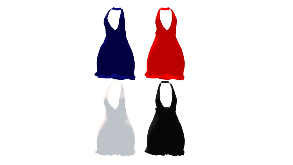 舞夜専用服 ネックホールドドレス シェイプキー対応