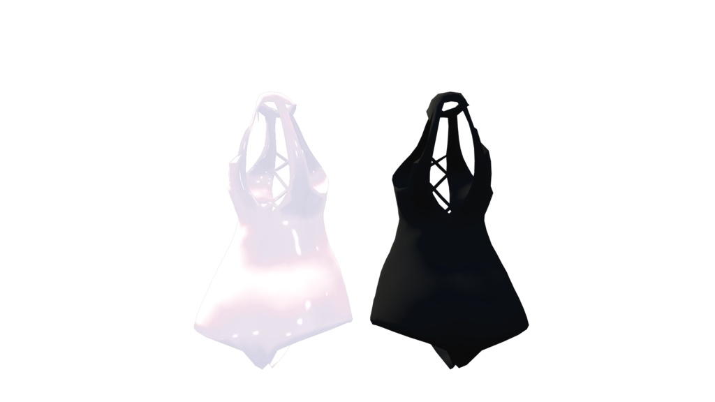 萌専用服 フロントオープンレオタード PB・シェイプキー対応 Moe