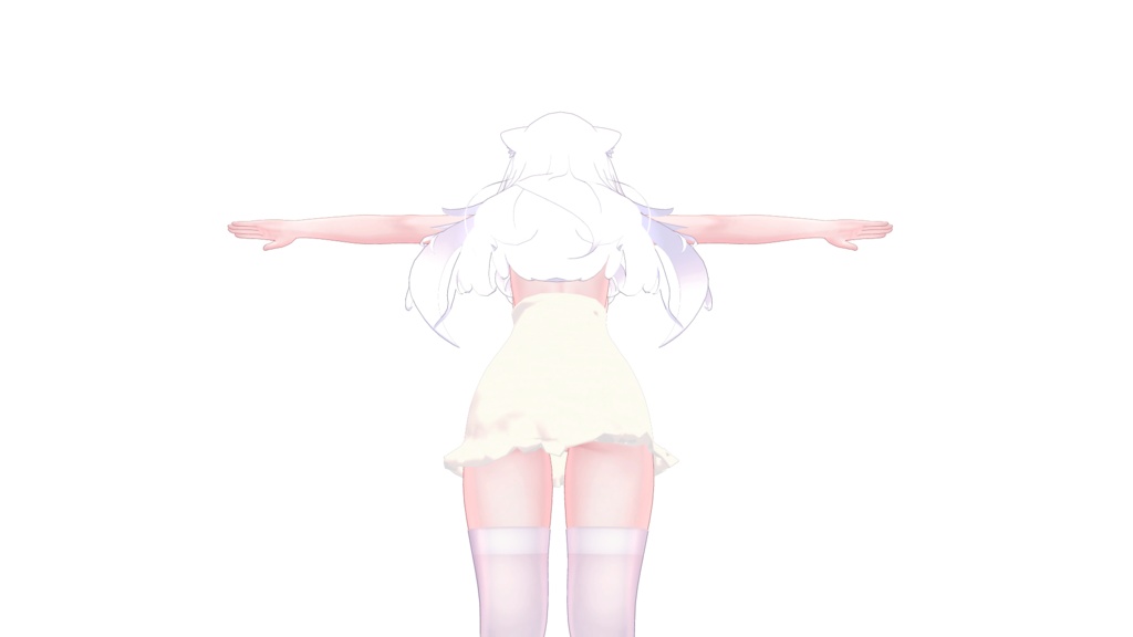 萌専用服 ネックホールドドレス シェイプキー対応