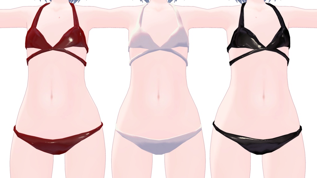 ラスク専用服 クロスバックビキニ Cross Back Bikini Rusk