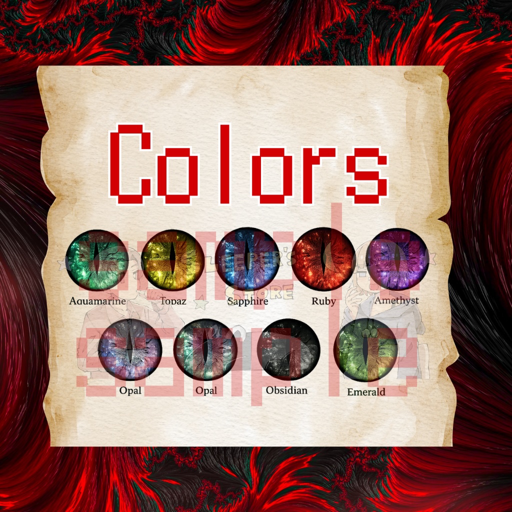Dragon Gem Iris 竜晶の瞳パック 狛乃専用 PNGのみ