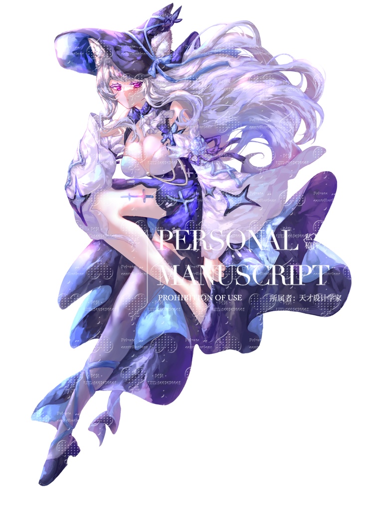 【live2dモデル】白い魔法の猫DLC(new version)【VtubeStudio/prpr対応】