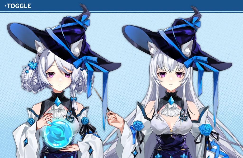 【live2dモデル】白い魔法の猫DLC(new version)【VtubeStudio/prpr対応】