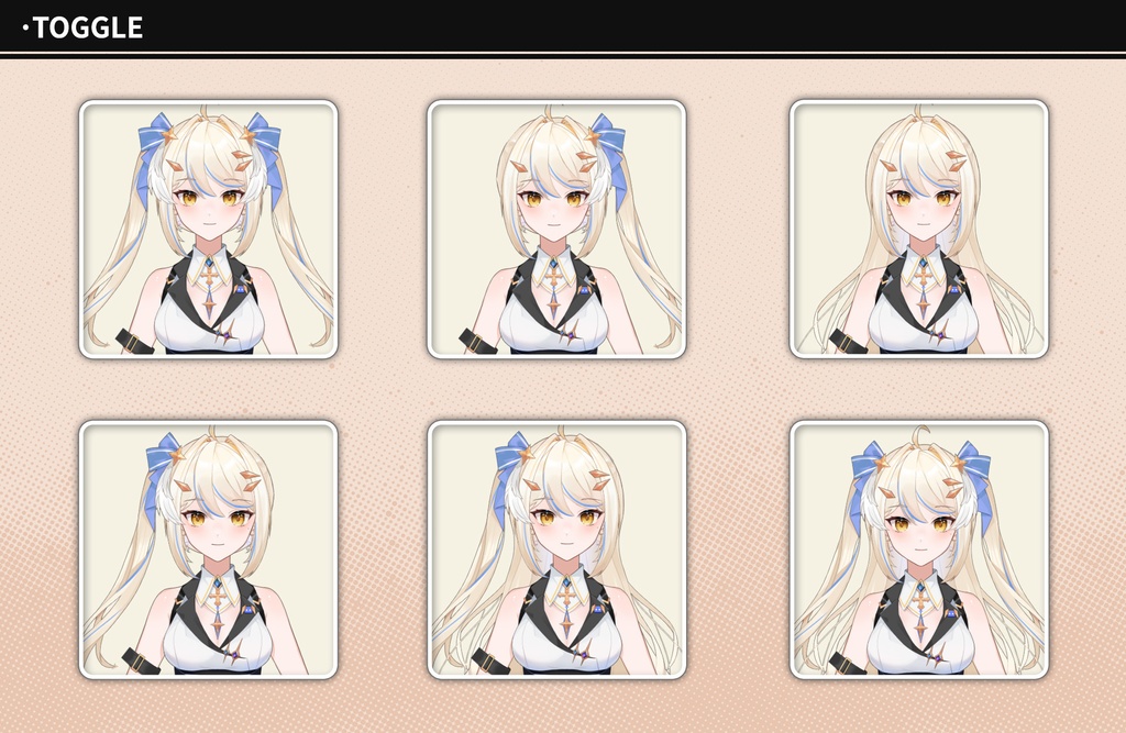 【live2dモデル】纯白的天使/VtubeStudio対応