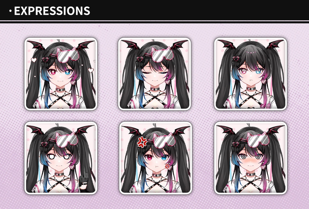 【live2dモデル】サイバーパンクメイド【VtubeStudio対応】