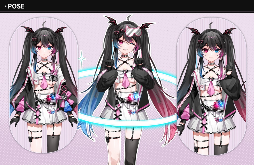 【live2dモデル】サイバーパンクメイド【VtubeStudio対応】