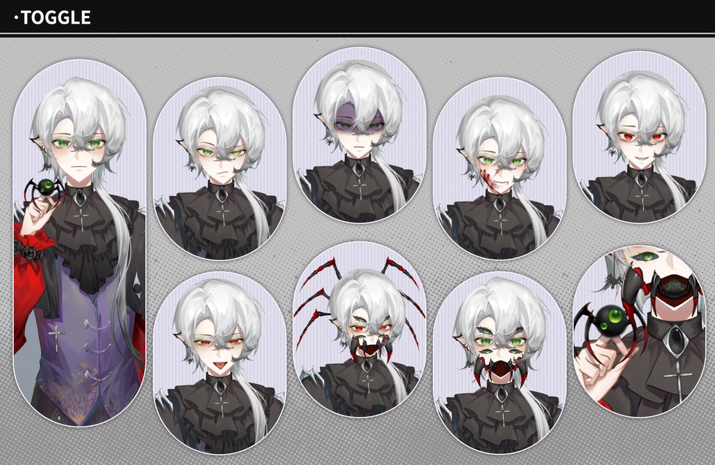 【live2dモデル】アラネア&リュコス —— 蜘蛛の双子/Araneae&Lycos ——Spider Twins