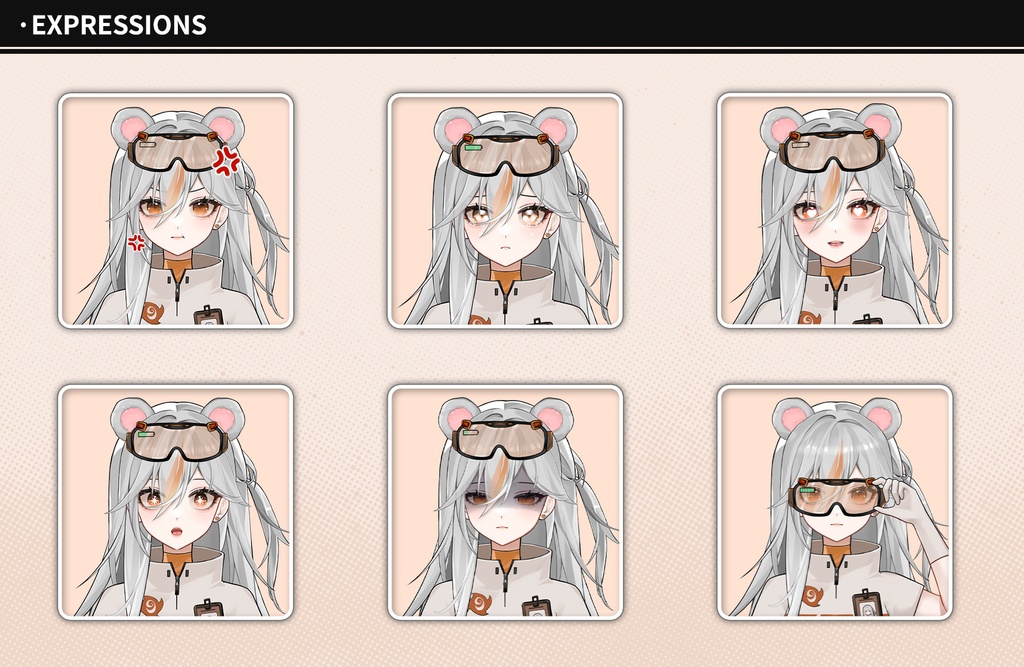 【live2dモデル】熊の指揮官 /Bear Commander