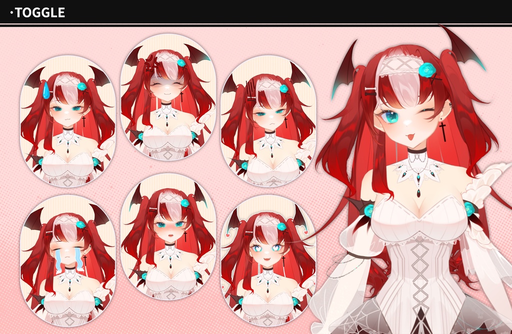 【live2dモデル】フレイミング&アイス/Flaming&Ice/VtubeStudio対応