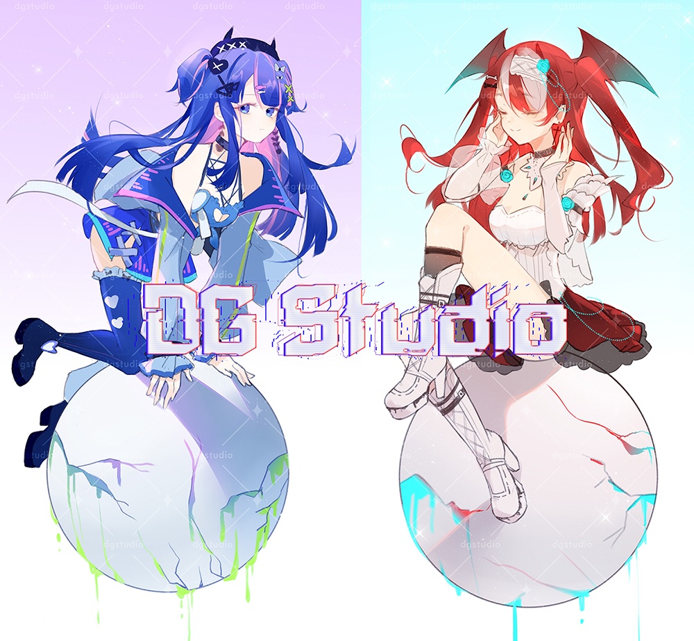 【live2dモデル】フレイミング&アイス/Flaming&Ice/VtubeStudio対応