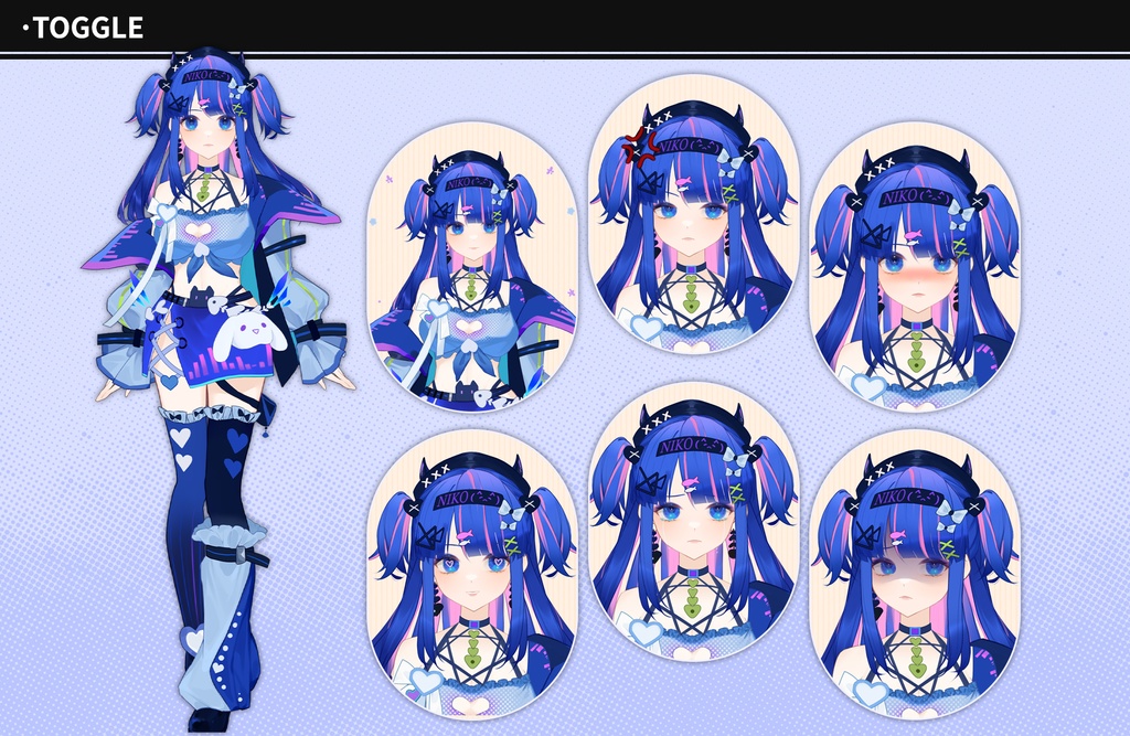 【live2dモデル】フレイミング&アイス/Flaming&Ice/VtubeStudio対応