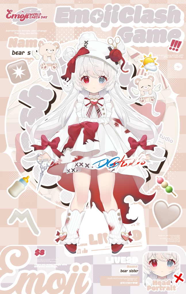 【live2dモデル】オタクなエンジェル・ベア/Bear loli