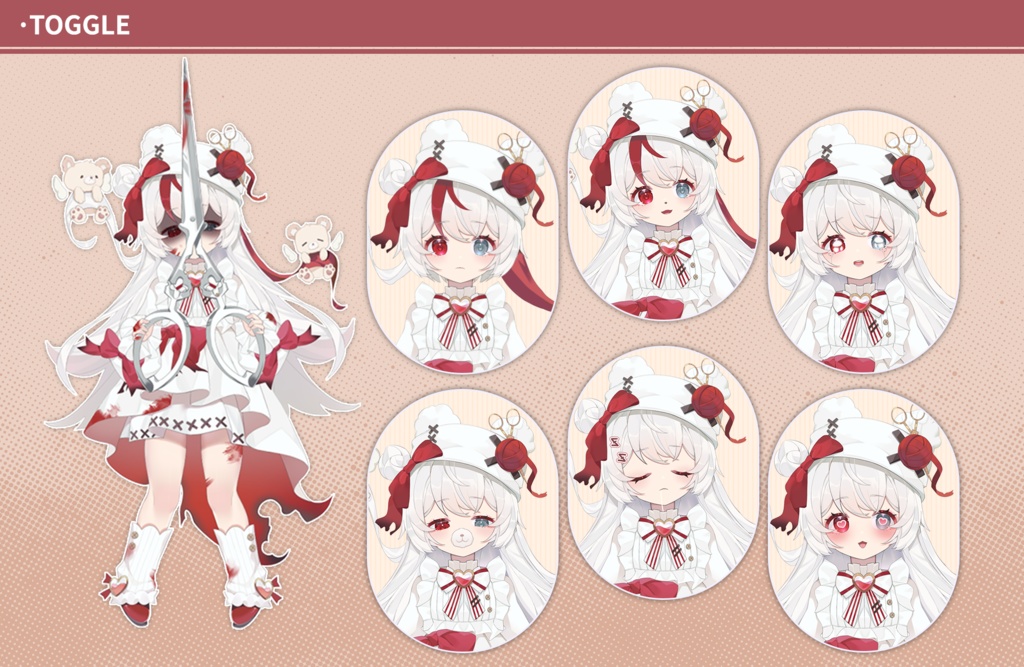 【live2dモデル】オタクなエンジェル・ベア/Bear loli