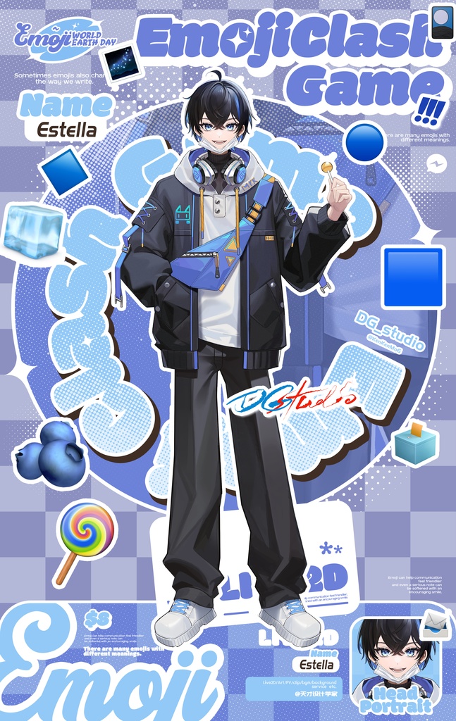 【live2dモデル】DK/男子高校生 1.0/Daily BOY 1.0