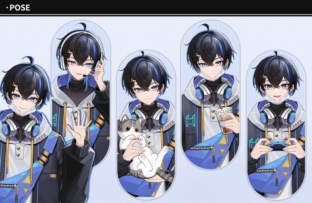 【live2dモデル】DK/男子高校生 1.0/Daily BOY 1.0