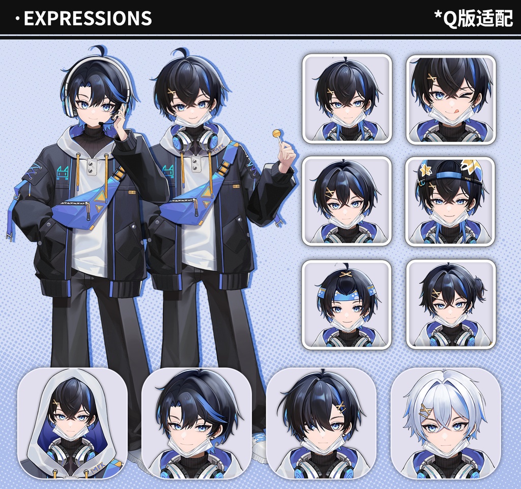 【live2dモデル】DK/男子高校生 1.0/Daily BOY 1.0