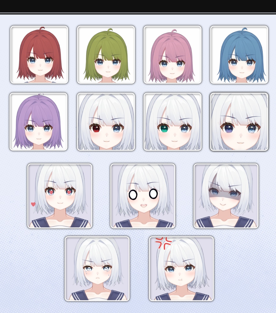 【汎用モデル】女子高校生