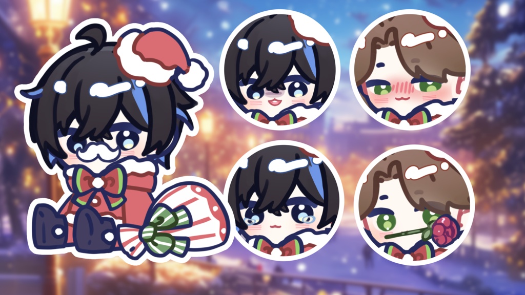 【live2d model】Christmas Daily BOY CHIBI