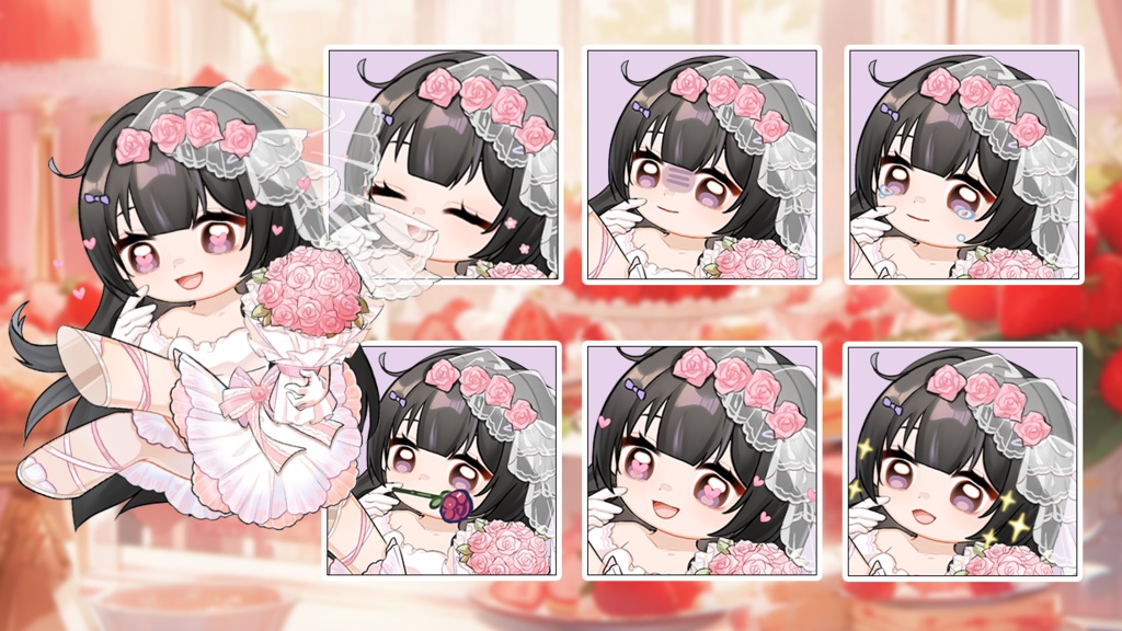 【live2d model】Desserts Bear Pajama CHIBI