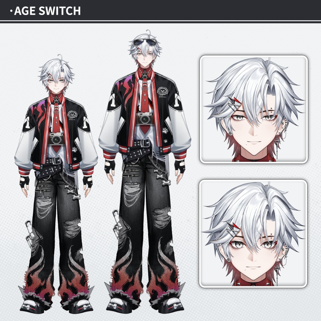 【Live2Dモデル】スト系男子/【Live2D Model】Streetwear Fashion Boy