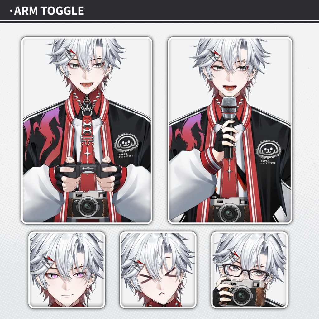 【Live2Dモデル】スト系男子/【Live2D Model】Streetwear Fashion Boy