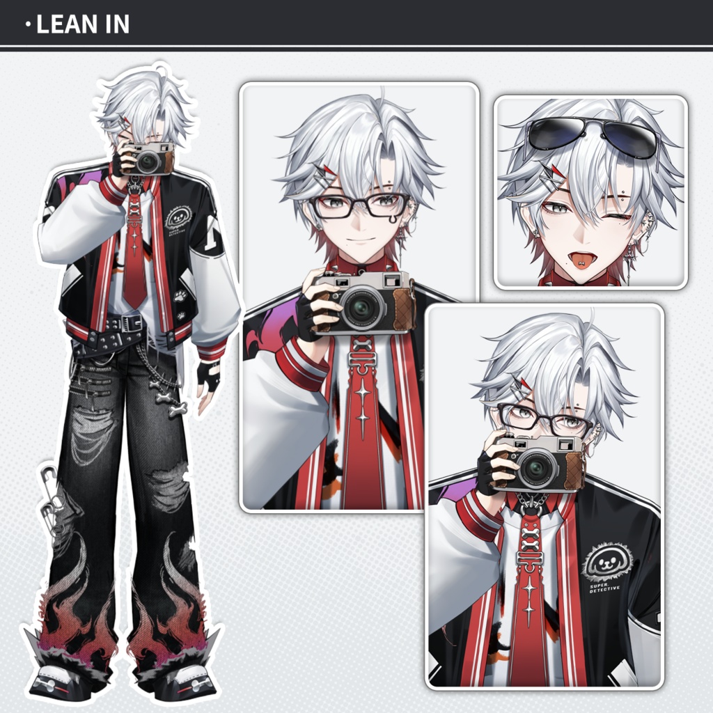 【Live2Dモデル】スト系男子/【Live2D Model】Streetwear Fashion Boy