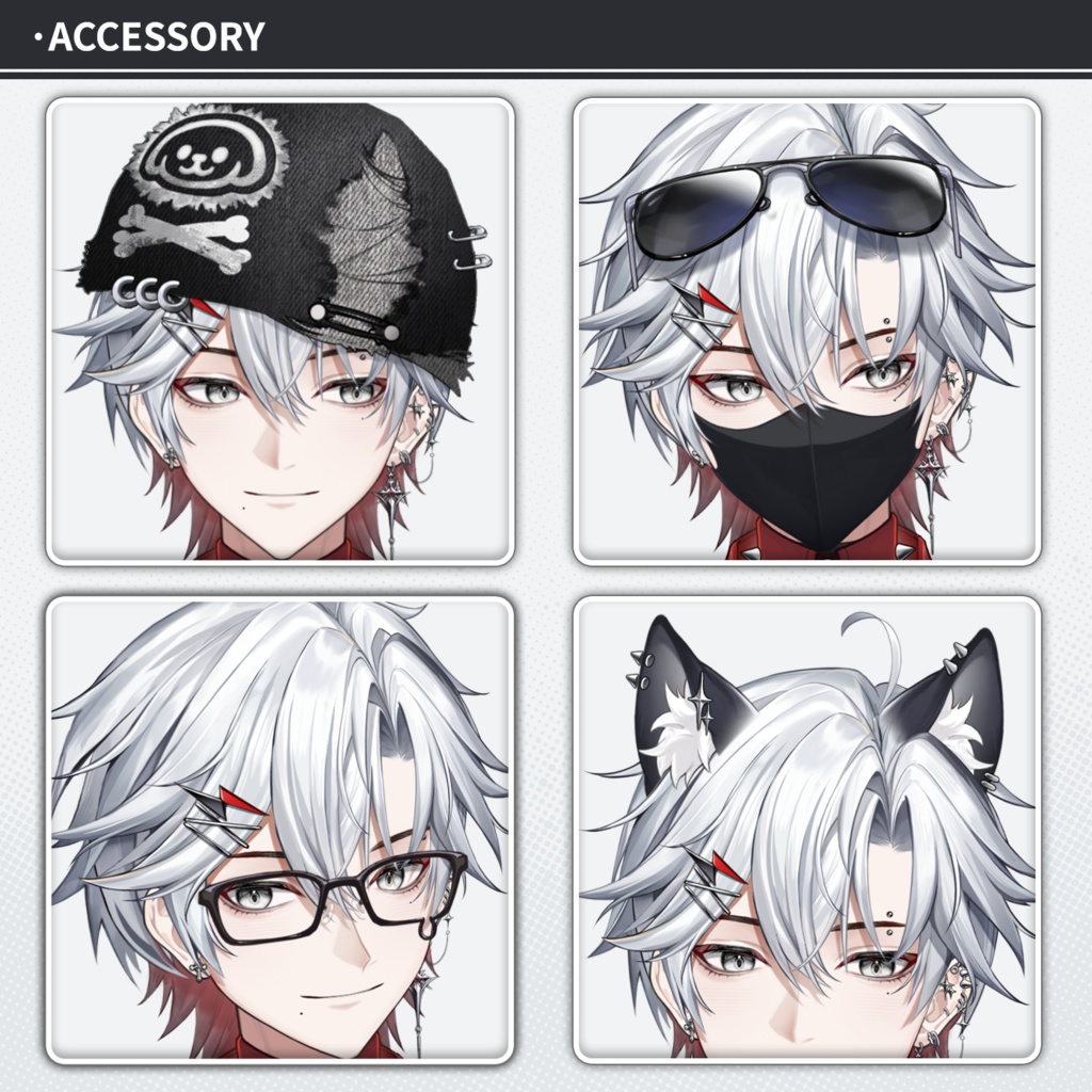 【Live2Dモデル】スト系男子/【Live2D Model】Streetwear Fashion Boy